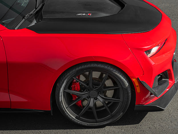 2017-UP CAMARO ZL1 1LE FRONT AIR DUCT BEZELS & CANARDS DIVE PLANES